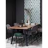 Eettafel Deven massief grenenhout/staal - grenenhout/zwart