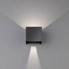 LED-wandlamp Atassu V aluminium - 2 lichtbronnen
