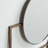 Miroir Platte Miroir en verre / Fer - Doré