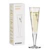 Champagnerglas Goldnacht Wildgänse Kristallglas - Transparent / Gold - Fassungsvermögen: 0.2 L