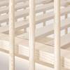 Ledikant Maralis Beige - Massief hout - 80 x 95 x 144 cm