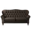 Sofa Dassel (3-Sitzer) Samt - Samt Onoli: Espresso