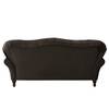 Sofa Dassel (3-Sitzer) Samt - Samt Onoli: Espresso