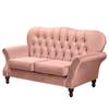 Sofa Dassel (2-Sitzer) Samt - Samt Onoli: Altrosa
