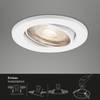 LED-inbouwlamp Sten II ijzer - 3 lichtbronnen