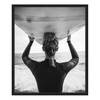 Poster con cornice Ready to surf Faggio massello / Plexiglas - 53 x 63 cm