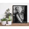 Poster con cornice Oh my love, Marilyn! Faggio massello / Plexiglas - 43 x 53 cm