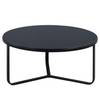 Couchtisch Borghi Glas / Metall - Schwarz