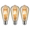 Ampoules LED Dengie (lot de 3) Verre transparent / Métal - 3 ampoules