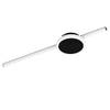 LED-plafondlamp Sarginto III polycarbonaat/staal - 2 lichtbronnen