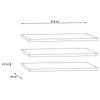 Inlegplanken Dawson (set van 3) Breedte: 48 cm