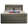 Boxspring Chandler III Zilver - 180 x 200cm - H2 zacht