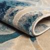 Kurzflorteppich Illusion I Polypropylene / Baumwolle - Marineblau - 150 x 245 cm