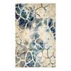 Kurzflorteppich Illusion I Polypropylene / Baumwolle - Marineblau - 150 x 245 cm