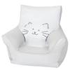 Pouf per bambini Gatto Lilli Grigio - Altro - Tessile - 34 x 42 x 51 cm