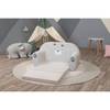 Divano per bambini Orso Paul Grigio - Altro - Tessile - 34 x 42 x 77 cm