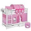 Stapelbed Jelle Hello Kitty Roze - 90 x 200cm