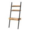Bureau mural TAMATI Pin massif / Acier inoxydable - Pin / Noir