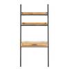 Bureau mural TAMATI Pin massif / Acier inoxydable - Pin / Noir