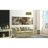 Quadro Land of Happiness MDF / Tela - Multicolore - 135 x 45 cm