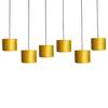 Hanglamp Venus B IV fluweel/staal - 6 lichtbronnen
