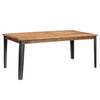 Esstisch Hunter Mango massiv / Metall - Breite: 180 cm