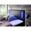 Boxspringbett Flashlight II Schwarz - 180 x 200cm - Ohne Stauraum