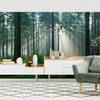 Fotomurale Enlightened Forest Tessuto non tessuto - Verde - 384 x 255 cm