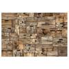 Fotomurale Cassette di legno vintage Tessuto non tessuto - Marrone - 384 x 255 cm