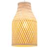 Hanglamp Woody Romance bamboe/aluminium - 1 lichtbronnen