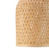 Hanglamp Woody Romance bamboe/aluminium - 1 lichtbronnen