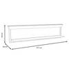 Wandboard Kimbark II Pinie Weiß Dekor