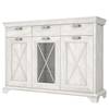 Buffet haut Kimbark Imitation pin blanc
