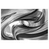 Impression sur toile Illusionary VI Noir / Blanc - 60 x 40 x 2 cm - Largeur : 60 cm