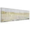 Afbeelding Goudkleurige velden II wit - 120 x 40 x 2 cm - Breedte: 120 cm