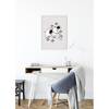 Poster Scribble Elephant Carta - Nero / Bianco