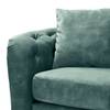 Sofa Lovis (2-Sitzer) Samt - Samt Tomi: Petrol