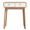 Wandtafel Chelan Wit/eikenhouten look