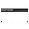 Bureau Moore Pin massif / Métal - Pin gris / Noir