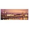 Glazen afbeelding Canaletto Dresden meerdere kleuren - 125 x 50 x 0,4 cm - 125 x 50 cm