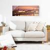 Glazen afbeelding Canaletto Dresden meerdere kleuren - 125 x 50 x 0,4 cm - 125 x 50 cm