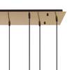 Hanglamp Blacky IV Grijs - Glas - Metaal - 103 x 120 x 34 cm