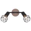 Lampada da soffitto Xara II Ferro - 2 punti luce