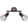 Lampada da soffitto Xara II Ferro - 2 punti luce