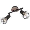 Lampada da soffitto Xara II Ferro - 2 punti luce
