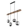 Pendelleuchte Blacky I Glas - 4-flammig
