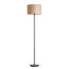 Staande lamp Romm deels massief bamboehout/staal - 1 lichtbron