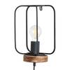 Lampada da parete Tosh Ferro / Pioppo parzialmente massello - 1 punto luce