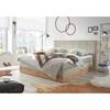 Letto boxspring Stan Grigio