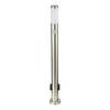 Borne éclairage extérieur Boston II Plexiglas / Acier inoxydable - 1 ampoule - Hauteur : 110 cm